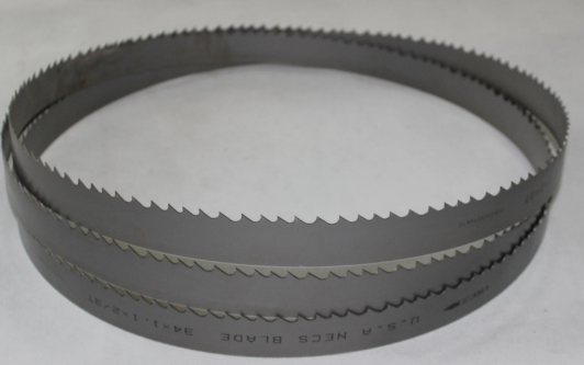 高速鋼鋸條通過感應加熱設備的返修熱處理