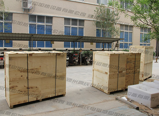 一套100KW的高頻加熱機發(fā)往俄羅斯