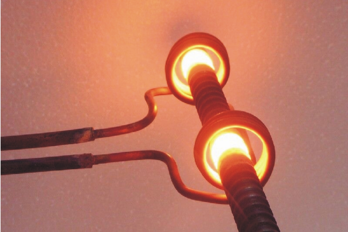 中頻感應加熱設備鋼管局部加熱